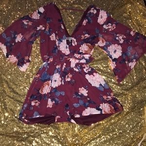 Maroon romper